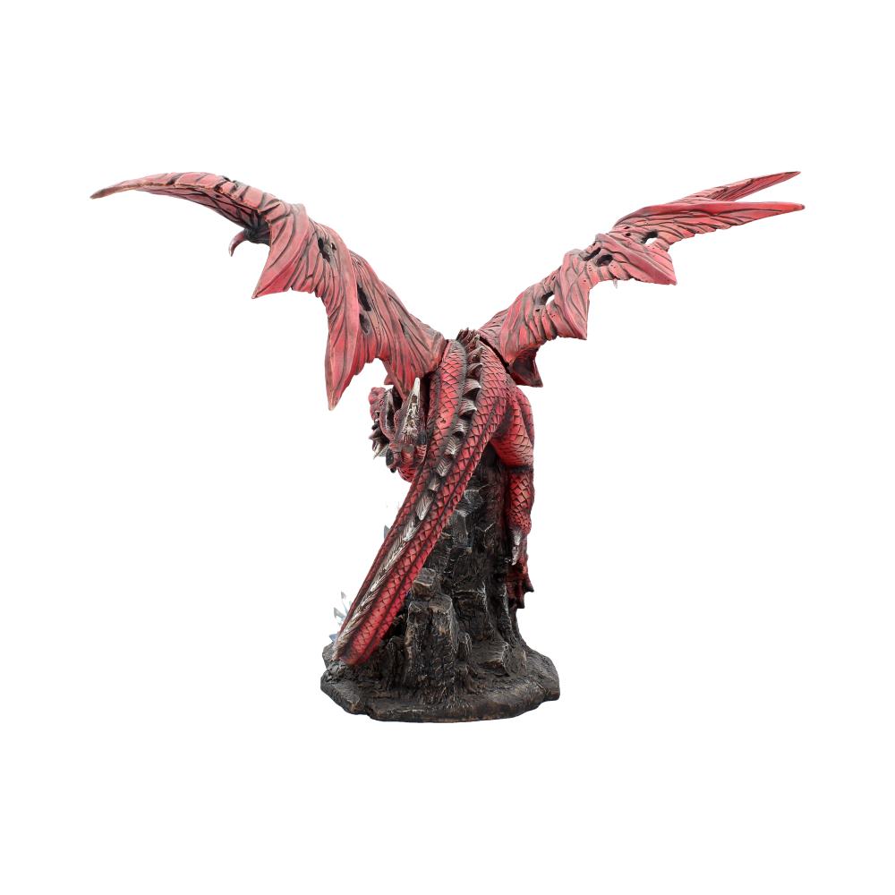 Fraener's Wrath Large Red Dragon Figurine