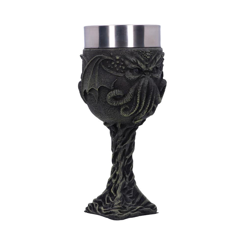 Cthulhu's Thirst Goblet Lovecraft Octopus Monster Wine Glass