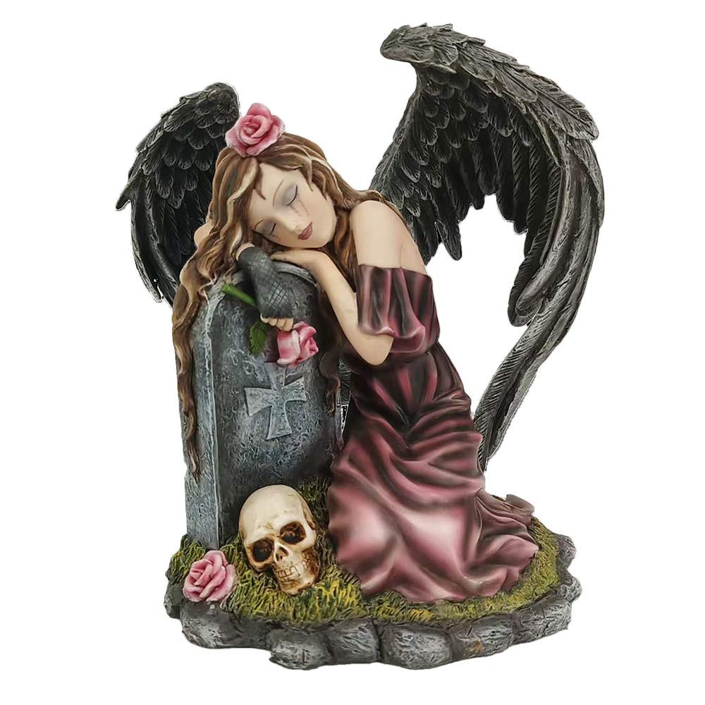 Lost Love  Mourning Angel Figurine of Gothic Remembrance