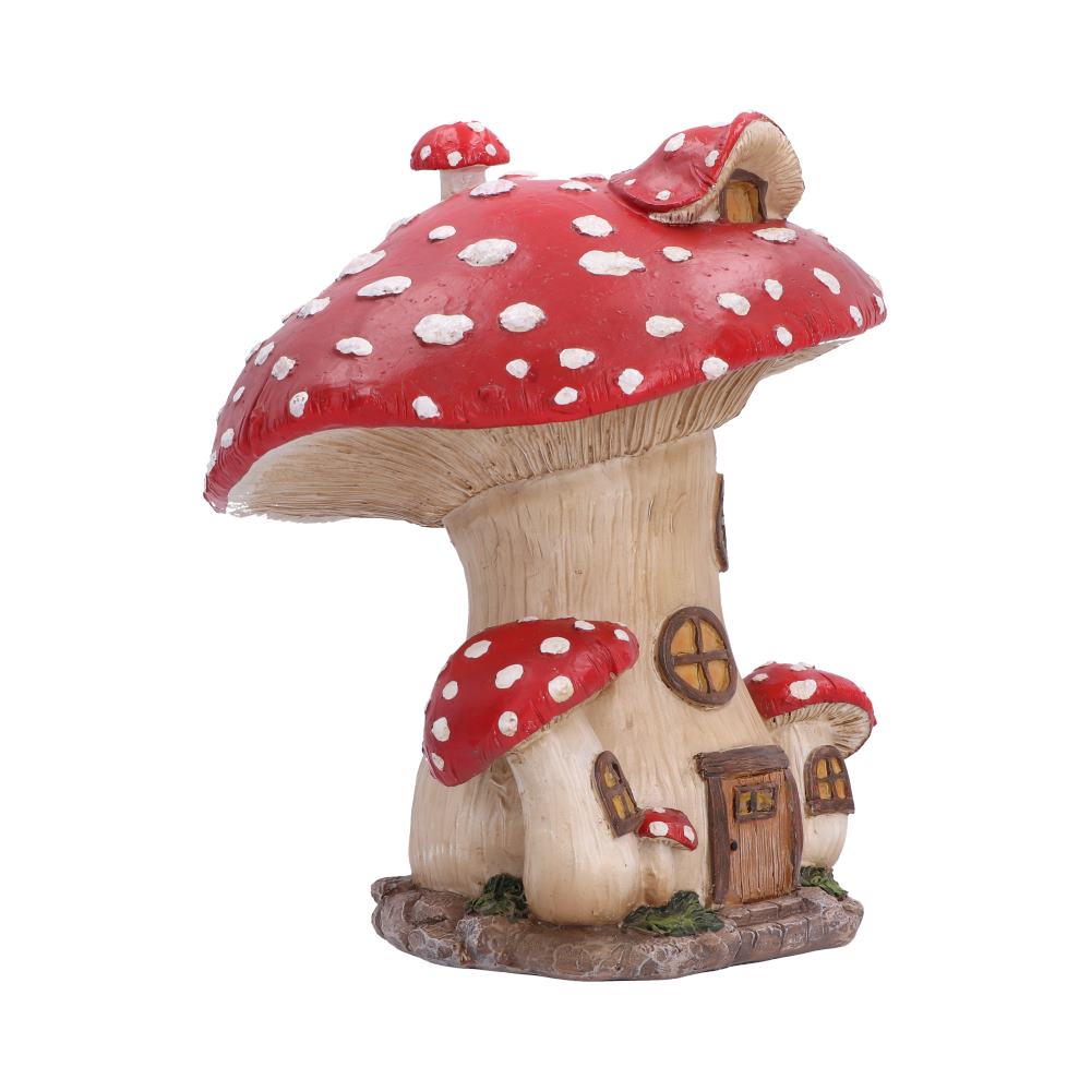 Mushroom Toadstool Cottage Figurine 21cm