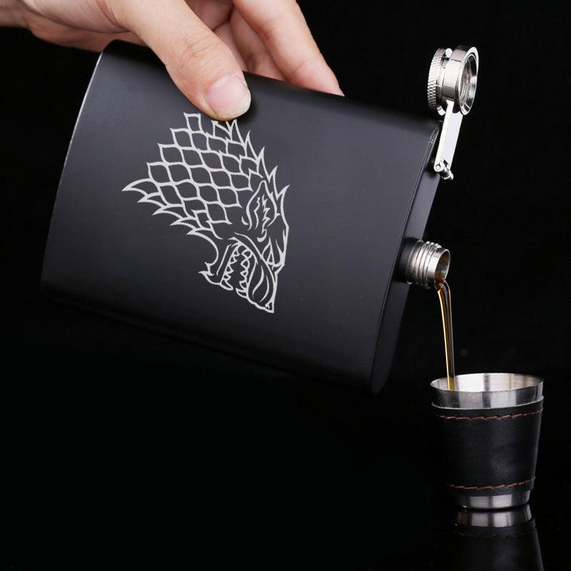 Game of Thrones Stark Flask