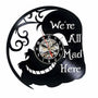 Alice in Wonderland We’re All Mad Here Handmade Vinyl Record