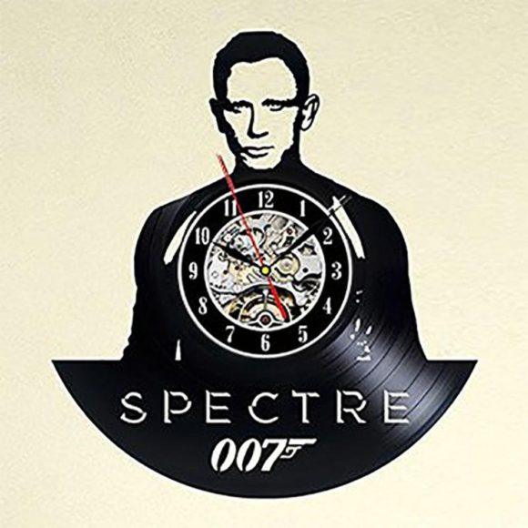 Agent 007 James Bond Vinyl Record Wall Clock – Cool Design