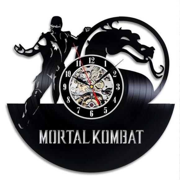 Mortal Kombat Video Game Theme Handmade Vinyl Record Wall Art