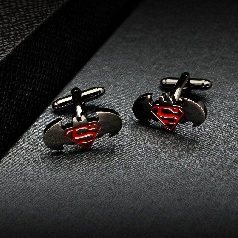 Batman and Superman Cufflinks