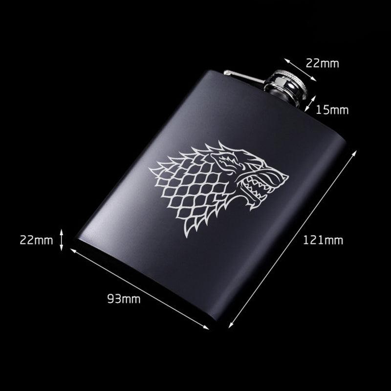 Game of Thrones Stark Flask