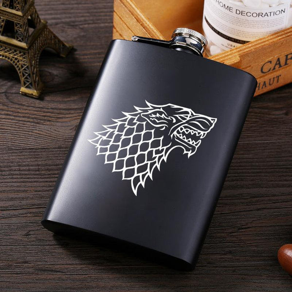 Game of Thrones Stark Flask