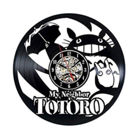 My Neighbor Totoro Art Handmade Vinyl Record Wall Clock