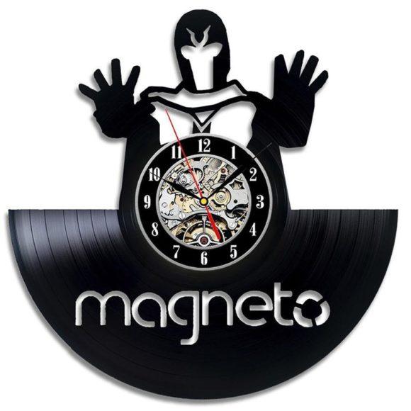 Magneto Marvel Comics Handmade Vinyl Record Wall Clock