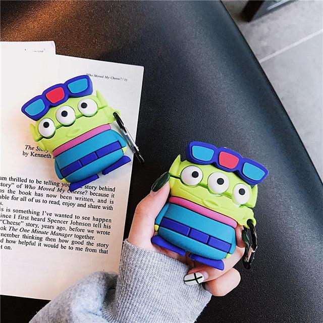 Little Green Men Earphone Case for Apple AirPods 1/2