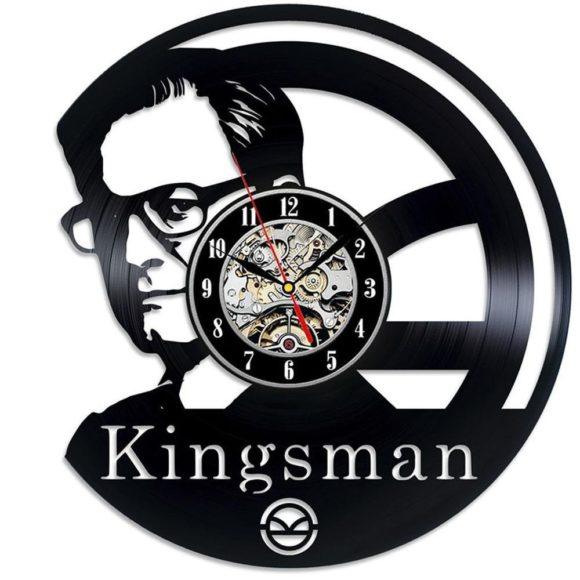 Kingsman Movie Art Handmade Vinyl Record Wall Clock