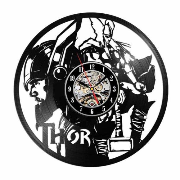 Thor Avengers Handmade Vinyl Record Wall Clock