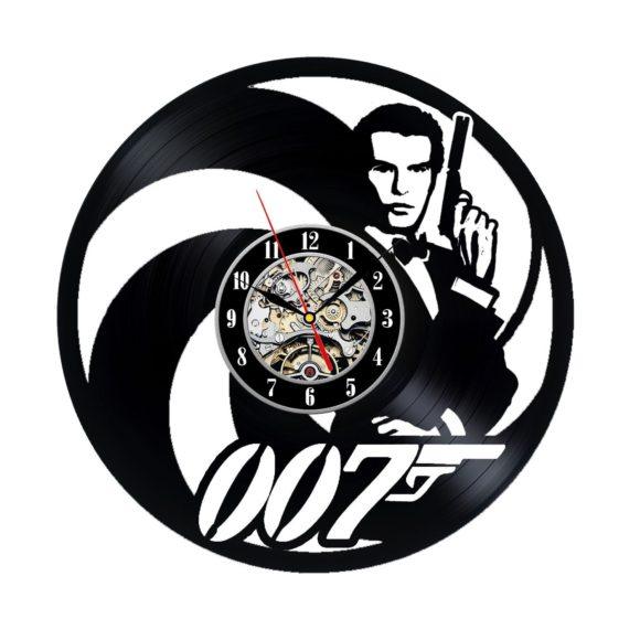 James Bond 007 Vinyl Record Wall Clock – Cool Design