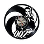 James Bond 007 Vinyl Record Wall Clock – Cool Design