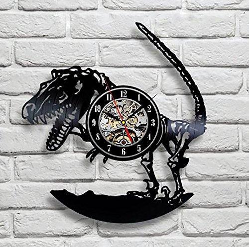 Dinosaur Design Handmade Vinyl Record Wall Clock