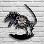 Dinosaur Design Handmade Vinyl Record Wall Clock