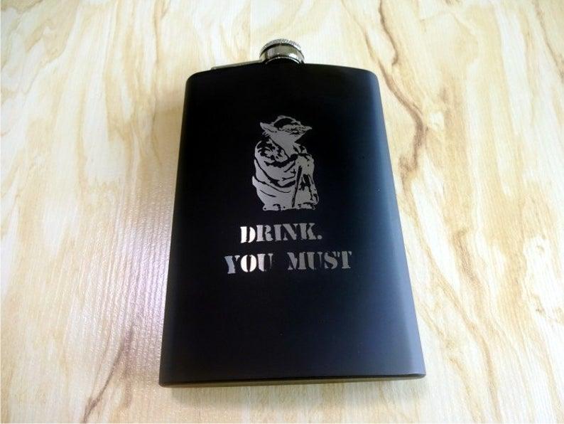 Star Wars Yoda Stainless Steel Flask