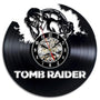 Tomb Raider Theme Handmade Vinyl Record Wall Clock