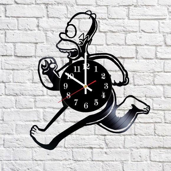 Simpsons Illuminati Handmade Vinyl Record Wall Clock