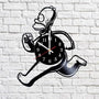 Simpsons Illuminati Handmade Vinyl Record Wall Clock