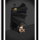 DC BATMAN WALKING SHADOW wall art by JASON RATLIFF - Hollywood Box