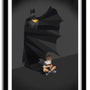 DC BATMAN WALKING SHADOW wall art by JASON RATLIFF - Hollywood Box