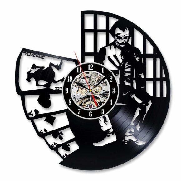 DC COMICS - JOKER HANDMADE VINYL WALL CLOCK - Hollywood Box