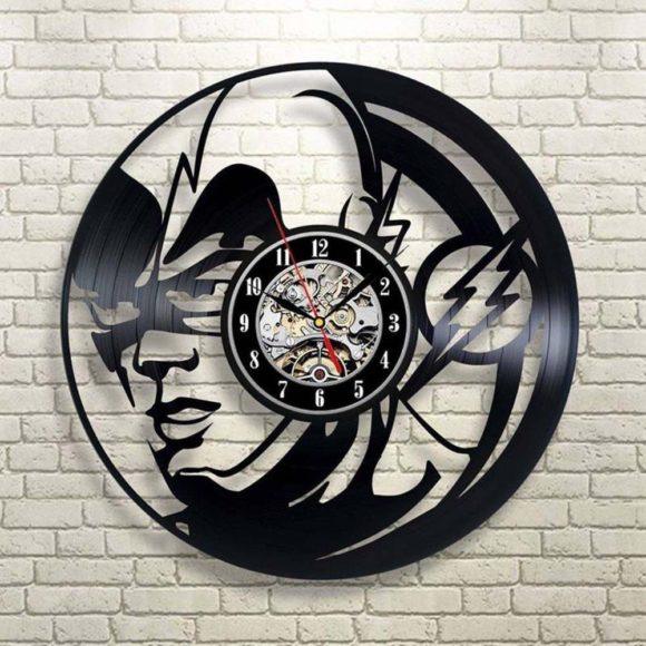 DC - THE FLASH HANDMADE VINYL WALL CLOCK - Hollywood Box