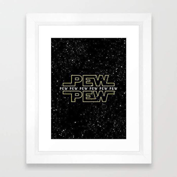 Pew Pew Star Wars Vector Frame