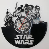 DISNEY STAR WARS HANDMADE VINYL WALL CLOCK - Hollywood Box