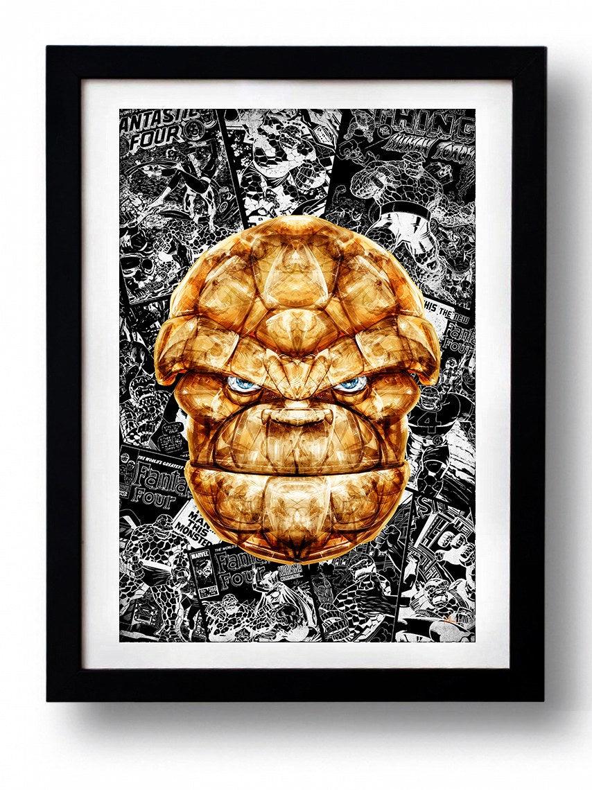 Fantastic Four STONE MAN 2 wall art by Rubiant - Hollywood Box