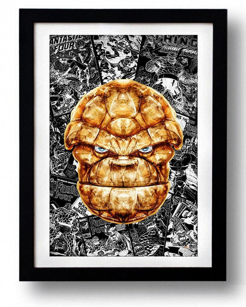 Fantastic Four STONE MAN 2 wall art by Rubiant - Hollywood Box