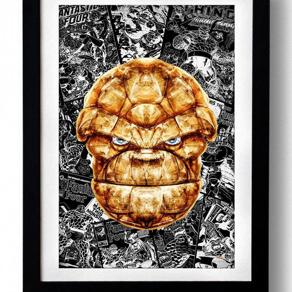 Fantastic Four STONE MAN 2 wall art by Rubiant - Hollywood Box