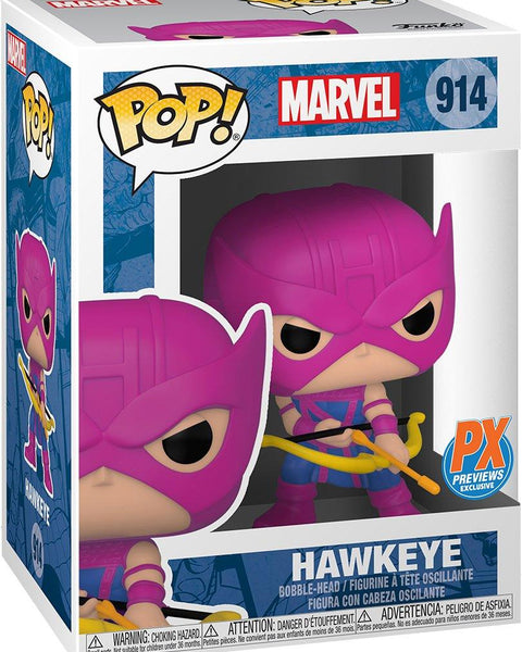 Funko Pop! Marvel: Classic Hawkeye Previews Exclusive - Hollywood Box