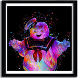 Ghostbusters stay-puff wall art by Alessandro Pautasso - Hollywood Box