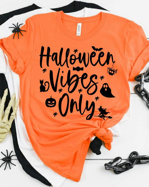 Halloween Vibes Only Halloween T-shirt - Hollywood Box