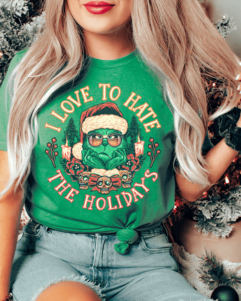 I Love To Hate The Holidays Tee - Hollywood Box