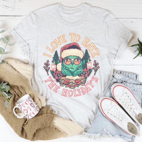 I Love To Hate The Holidays Tee - Hollywood Box