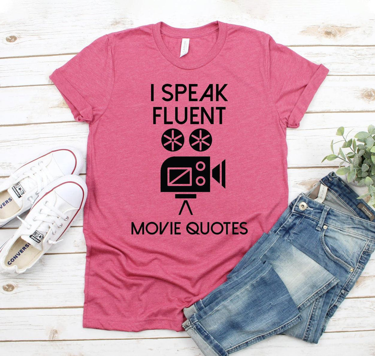 I Speak Fluent Movie Quotes T-shirt - Hollywood Box