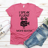 I Speak Fluent Movie Quotes T-shirt - Hollywood Box