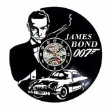 JAMES BOND AGENT 007 VINYL WALL CLOCK - Hollywood Box