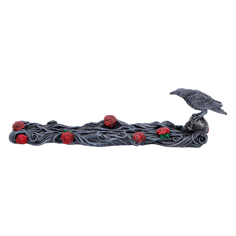 Twilight Bloom Gothic Raven Incense Burner