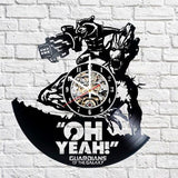 MARVEL - GUARDIAN OF GALAXY HANDMADE VINYL WALL CLOCK - Hollywood Box