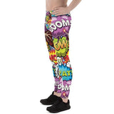 Mens Leggings - Pop Art Comic Book Designs - Hollywood Box