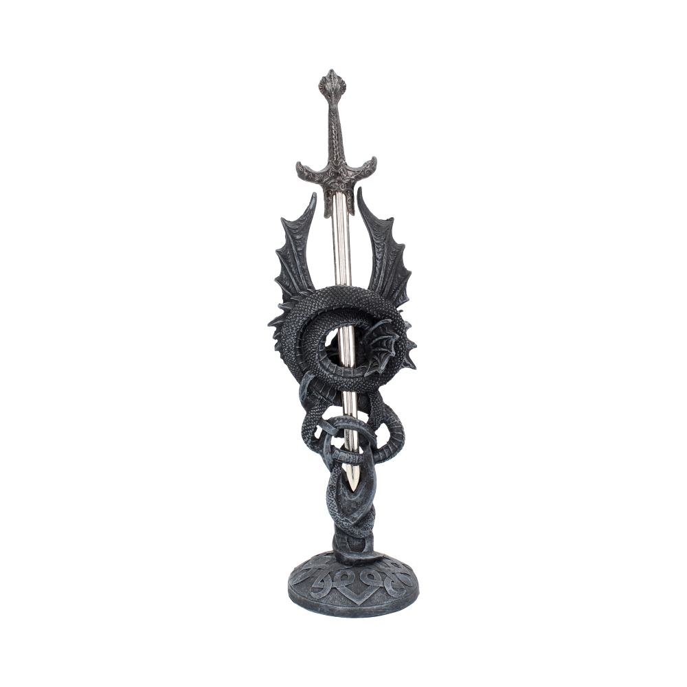 Celtic Realm Letter Opener Black Dragon Sword