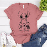 Ohana Means Family T-shirt - Hollywood Box