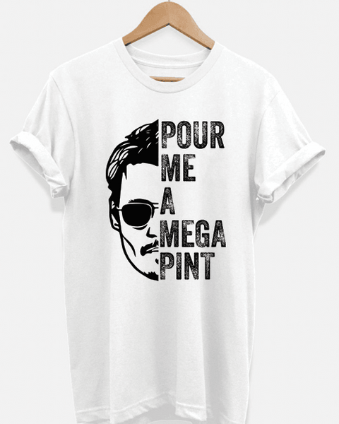 Pour Me a Mega Pint T-Shirt - Hollywood Box