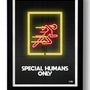 SPECIAL HUMANS ONLY wall art by RUB - Hollywood Box