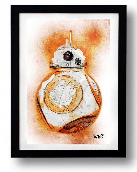 Star Wars BB-8 wall art by WHO - Hollywood Box