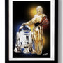 Star Wars GOLD & BLUE BLACK wall art by WHO - Hollywood Box